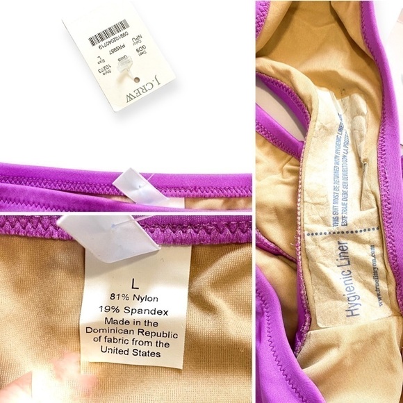 NWT J.Crew  Convertible Top Bikini Set, Size 36C/L, - Picture 8 of 11